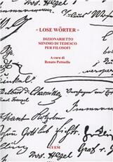 Libro «Lose Wörter». Dizionario minimo di tedesco per filosofi