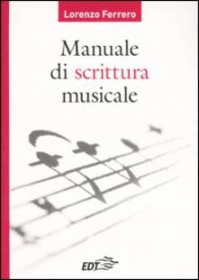 manuale di editoria musicale