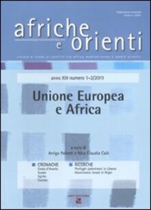 Afriche e Orienti (2011) vol. 1-2: Unione Europea e Africa.pdf