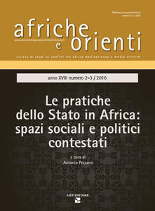 Ipabsantonioabatetrino.it Afriche e Orienti (2016). Vol. 2-3: pratiche dello Stato in Africa. Spazi sociali e politici contestati, Le. Image