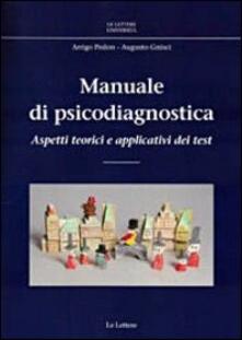 Amatigota.it Manuale di psicodiagnostica. Aspetti teorici e applicativi dei test Image