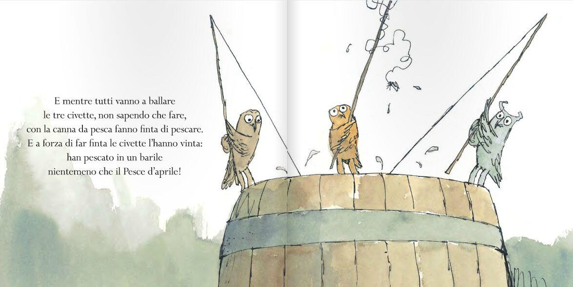 Tre civette sul comò Quentin Blake