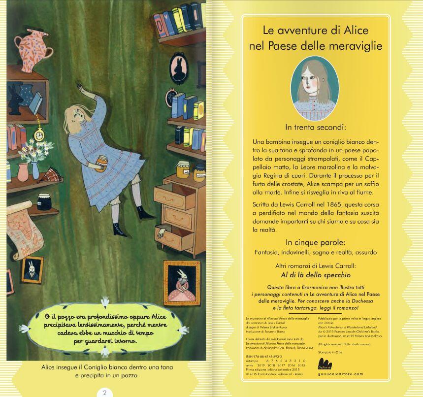 Scheda Libro Alice Nel Paese Delle Meraviglie