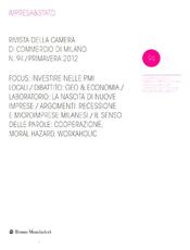 Libro Impresa & Stato. Rivista della Camera di Commercio di Milano. Primavera 2012. Vol. 94