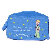 Cartoleria Astuccio Piccolo Principe. Tu sarai per me unico al mondo. Azzurro Magazzini Salani