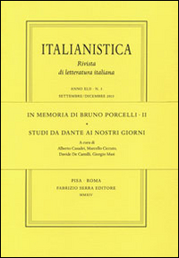 Image of In memoria di Bruno Porcelli. Vol. 2: Studi da Dante ai nostri giorni.