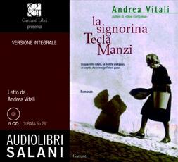 Libro La signorina Tecla Manzi. Audiolibro. 4 CD Audio Andrea Vitali