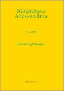 Alessandria. Rivista di glottologia (2009). Ediz. multilingue. Vol. 3.pdf