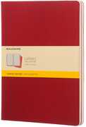 Cartoleria Quaderno Cahier Moleskine extra large a quadretti. Set da 3 Moleskine