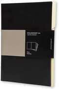 Cartoleria Cartelletta Moleskine Folio Prof Fil. Nero. Set 3 pezzi Moleskine