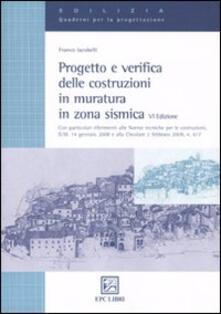 Progetto e verifica delle costruzioni in muratura in zona sismica. Ediz. illustrata.pdf