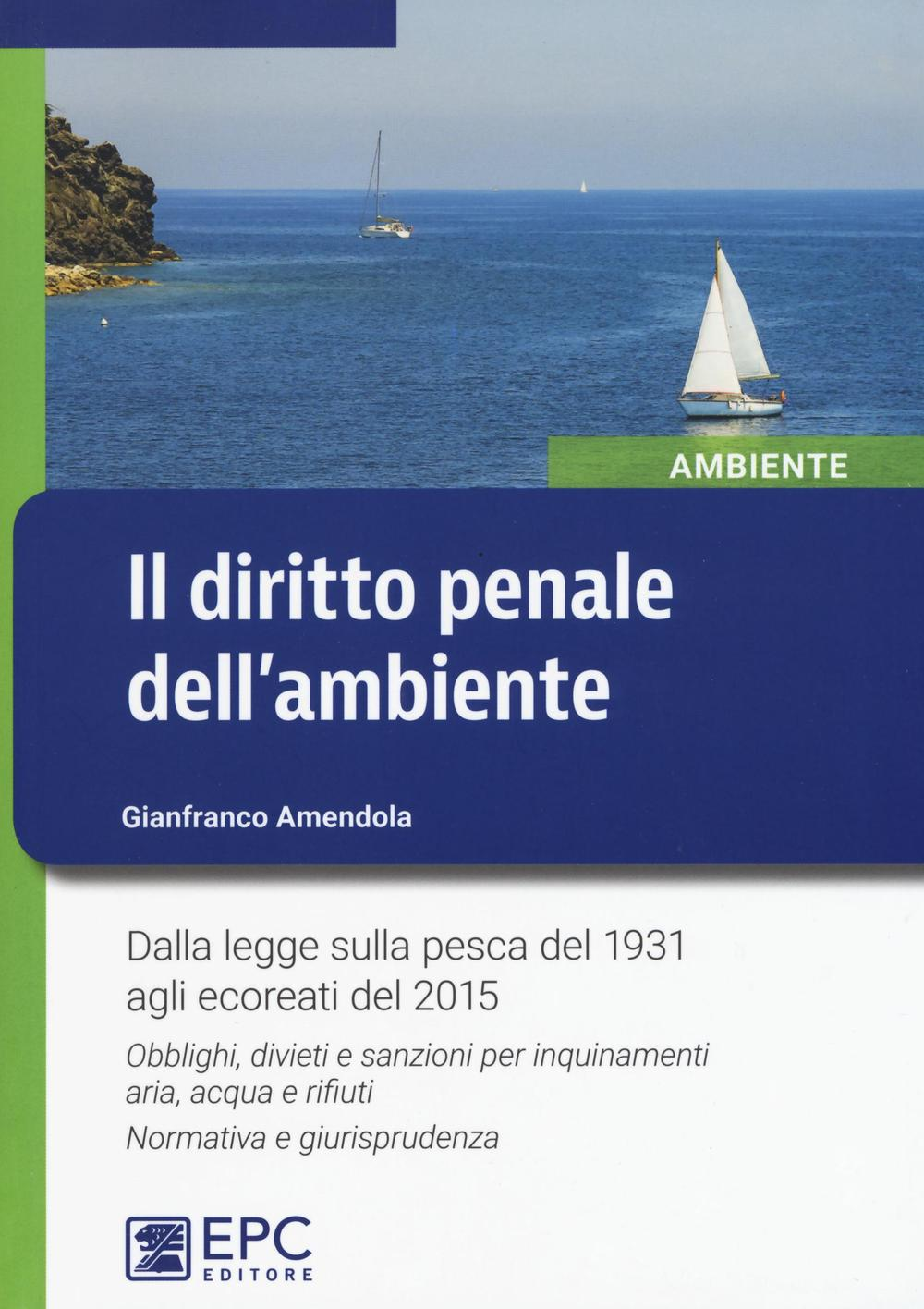 Il diritto penale dell'ambiente. Dalla legge sulla pesca del 1931 agli ecoreati del 2015. Obblighi, divieti e sanzioni per inquinamenti aria, acqua e rifiuti... Scarica PDF EPUB
