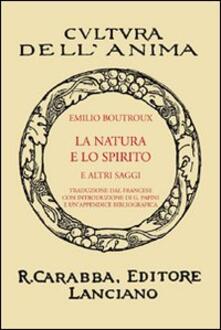 La natura e lo spirito e altri saggi.pdf