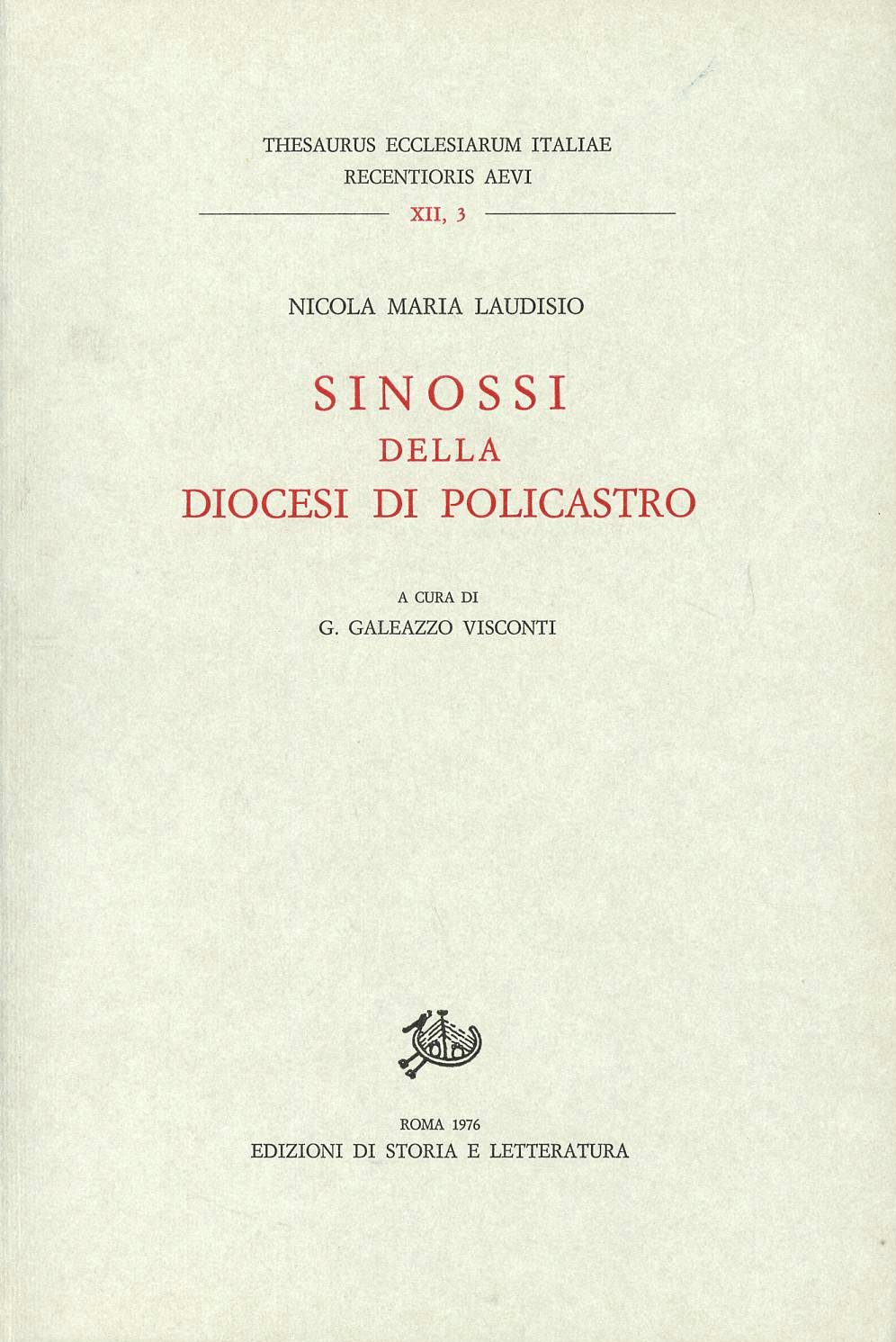 Sinossi della diocesi di Policastro Scarica PDF EPUB
