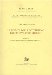 Copertina  La scienza delle costruzioni e il suo sviluppo storico