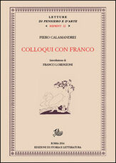 Libro Colloqui con Franco Piero Calamandrei