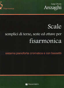Lascalashepard.it Scale semplici di terze, seste e ottave per fisarmonica. Sistema pianoforte cromatica e con bassetti. Image