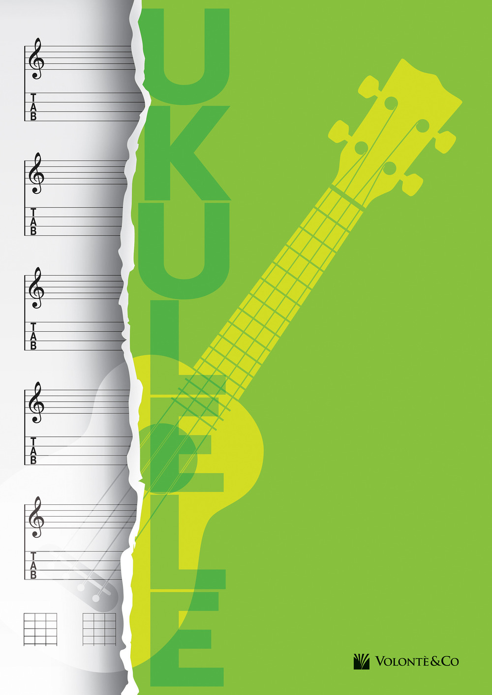Image of Quaderno di musica ukulele. Quaderno pentagrammato