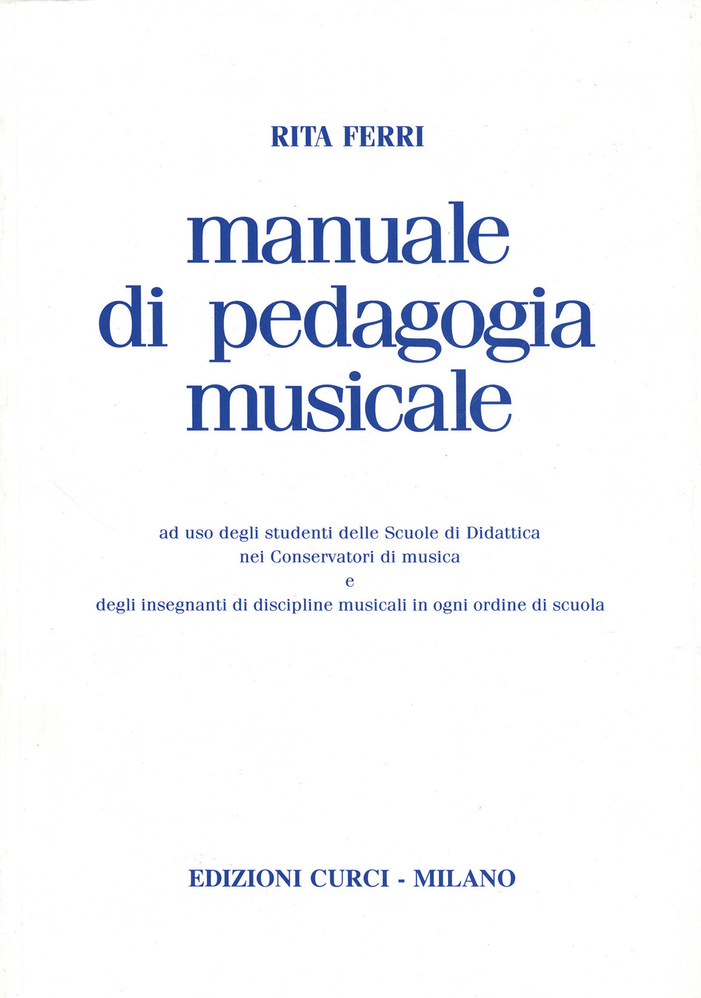 Manuale di pedagogia musicale Scarica PDF EPUB
