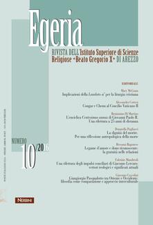 Egeria. Rivista dellIstituto Superiore di scienze religiose «Beato Gregorio X» di Arezzo vol. 8-9. Violenza e amore tradito. Prospettive pastorali (2016). Vol. 10.pdf