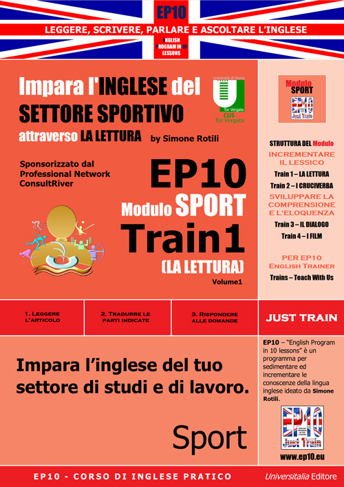 Image of EP10 modulo sport train (La lettura). Impara l'inglese del settore sportivo attraverso la lettura. Ediz. italiane e inglese