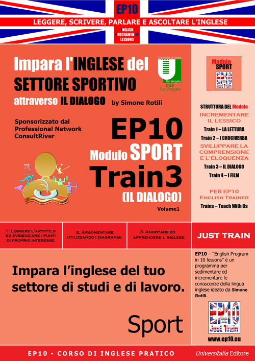 Image of EP10 modulo sport train (Il dialogo). Impara l'inglese del settore sportivo il dialogo. Ediz. italiana e inglese