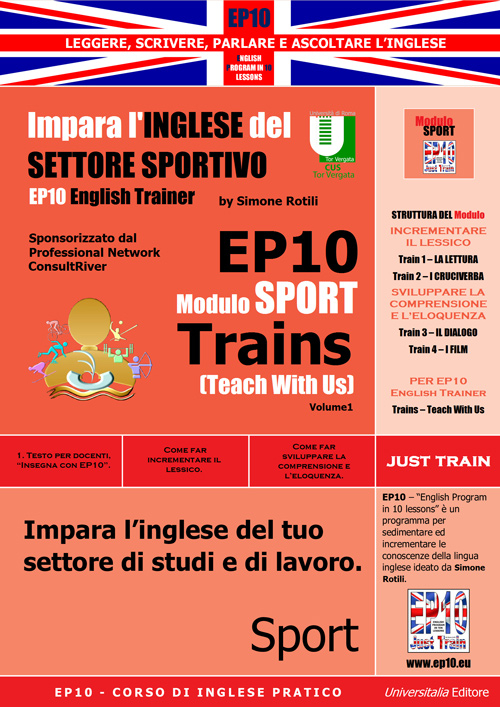 Image of EP10 modulo sport train (teach with us). Impara l'inglese del settore sportivo teach with us. Ediz. italiana e inglese. Vol. 1