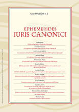 Libro Ephemerides Iuris canonici (2020). Vol. 2