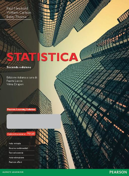 Image of Statistica. Ediz. MyLab. Con aggiornamento online. Con e-book
