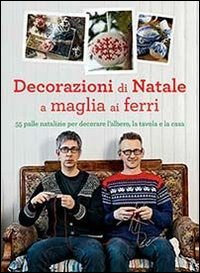 Decorazioni di Natale a maglia ai ferri