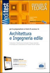 Copertina  Manuale di teoria per la preparazione ai test di accesso ai corsi in Architettura e Ingegneria Edile