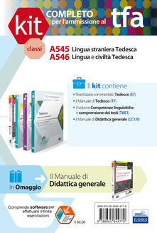 TFA. Classi A545-A546 per prove scritte e orali. Manuali di teoria ed esercizi di lingua e cultura tedesca. Kit completo. Con software di simulazione.pdf