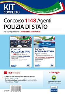 Concorso 1148 allievi agenti polizia di Stato. Manuale per la preparazione a tutte le fasi concorsuali. Kit completo. Con aggiornamento online.pdf
