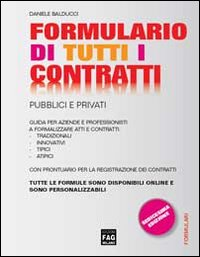 Formulario di tutti i contratti. Pubblici e privati Scarica PDF EPUB
