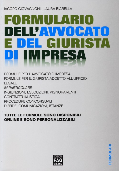 Formulario dell'avvocato e del giurista di impresa Scarica PDF EPUB
