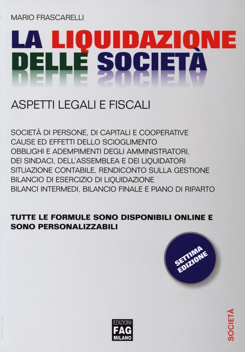 La liquidazione delle società. Aspetti legali e fiscali Scarica PDF EPUB
