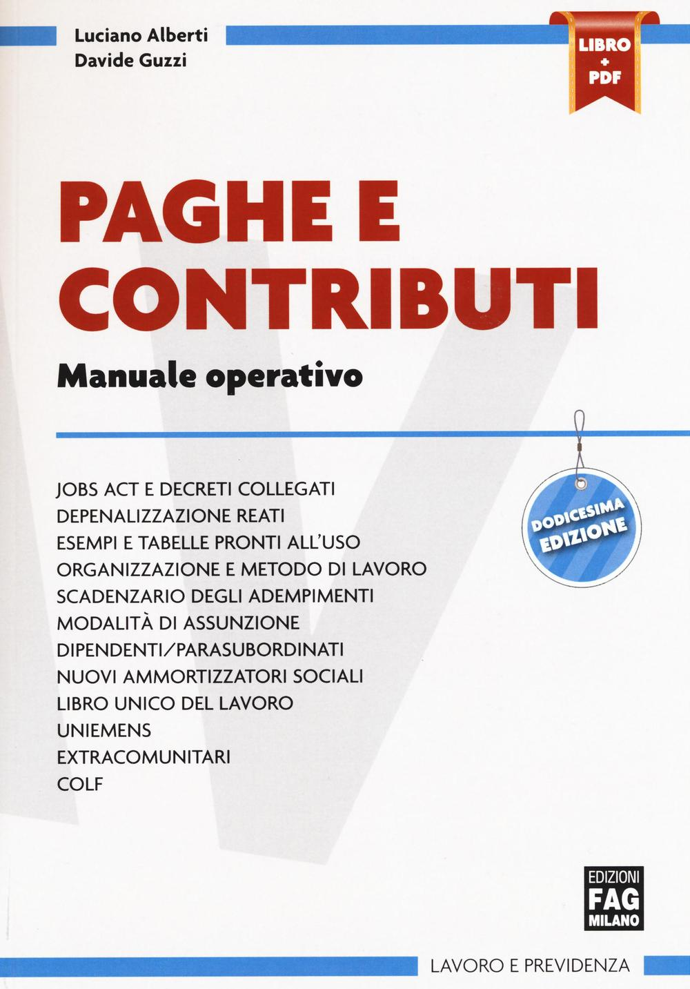 Paghe e contributi. Manuale operativo Scarica PDF EPUB
