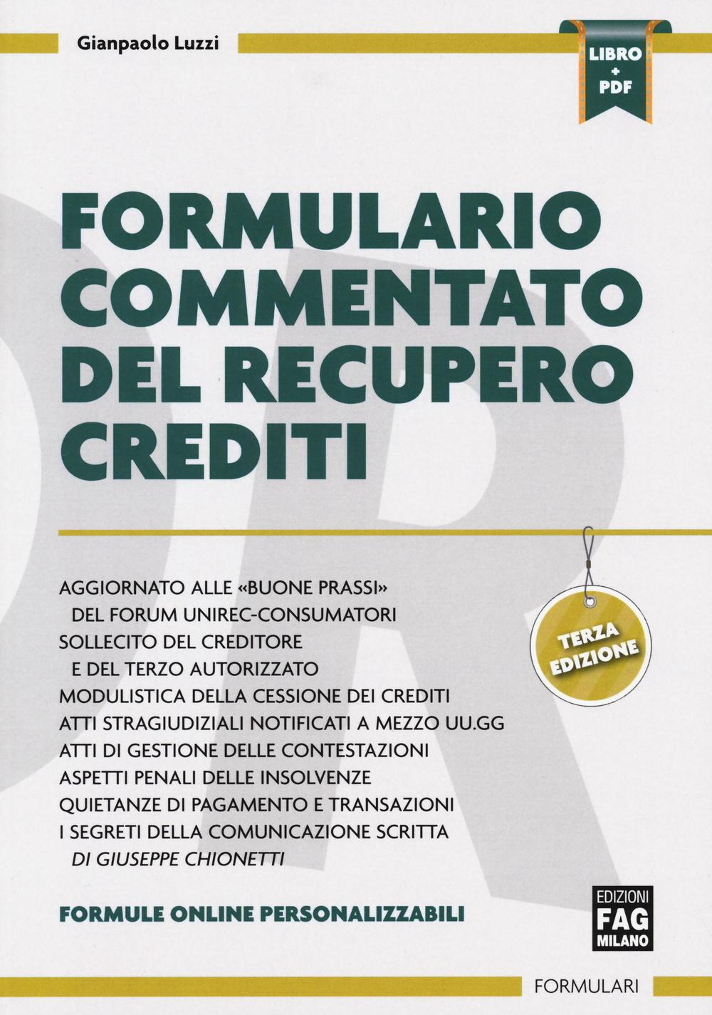 Formulario commentato del recupero crediti Scarica PDF EPUB
