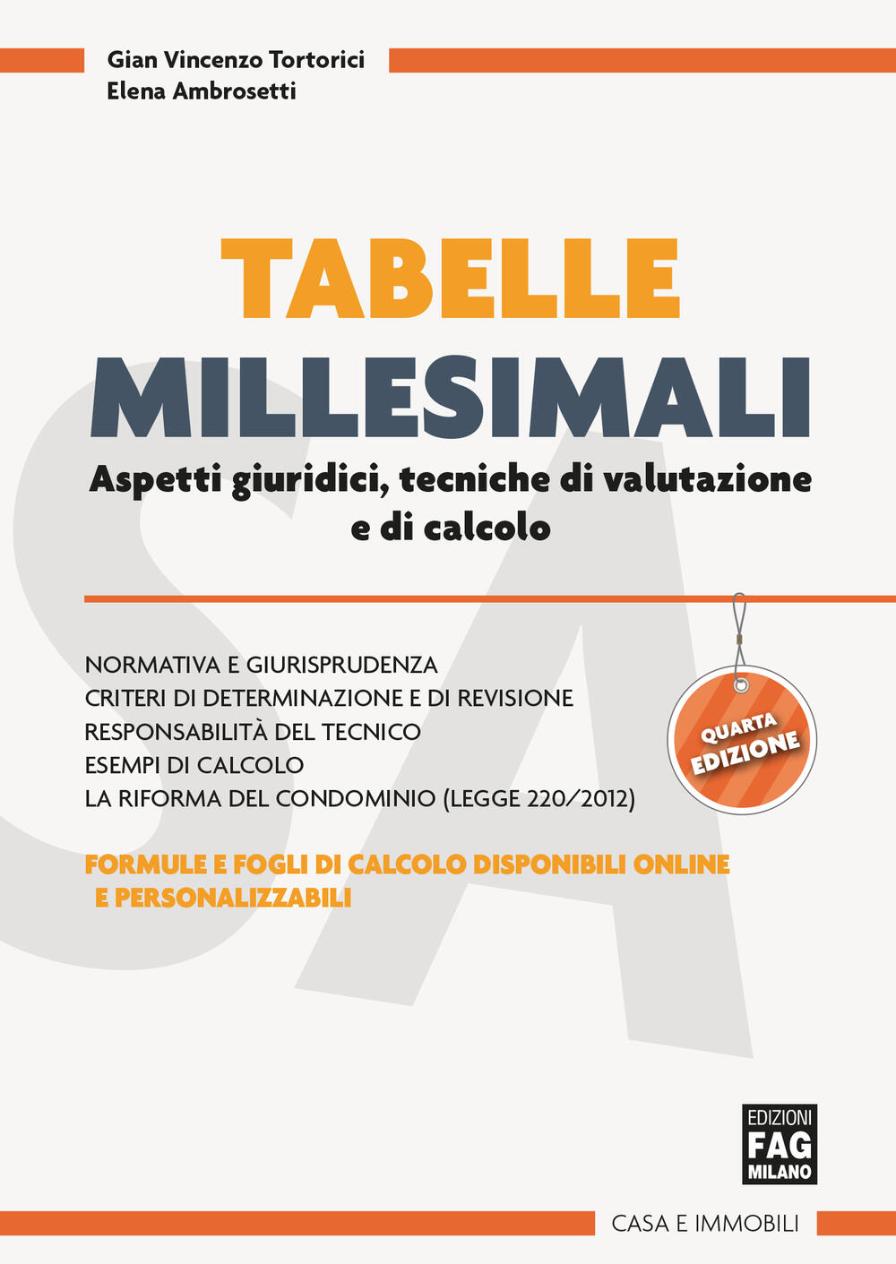 Tabelle Millesimali - Ambrosetti, Elena - Tortorici, Gian Vincenzo ...