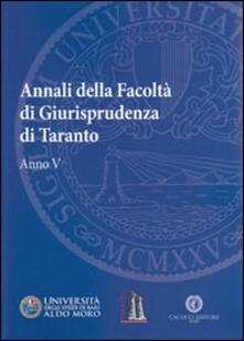 Annali della facoltà di giurisprudenza di Taranto. Vol. 5.pdf