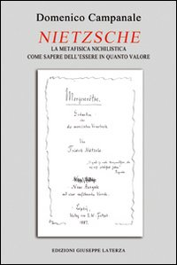 Nietzsche. La metafisica nichilistica come sapere dell'essere in quanto valore (onto-assiologia) Scarica PDF EPUB
