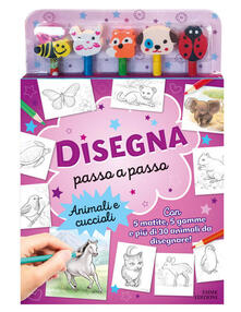 Animali e cuccioli. Disegna passo a passo. Con gadget.pdf