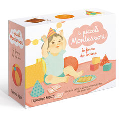 Libro Le forme da toccare. I piccoli Montessori. Ediz. illustrata. Con 30 Carte Delphine Roubieu