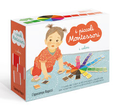 Libro I colori. I piccoli Montessori. Ediz. illustrata. Con 63 Carte Delphine Roubieu