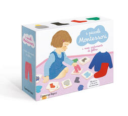 Libro I miei indumenti in feltro. I piccoli Montessori. Ediz. illustrata. Con Prodotti vari Delphine Roubieu