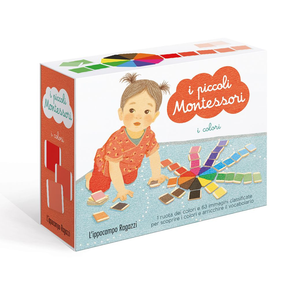 Image of I colori. I piccoli Montessori. Ediz. a colori. Con 63 carte. Con ruota dei colori