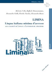 Limina. Lingua italiana minima daccesso alla Facoltà di Lingue e Letterature Straniere.pdf