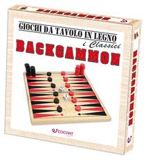Giocattolo Giochi in legno. Backgammon sfuso Edicart