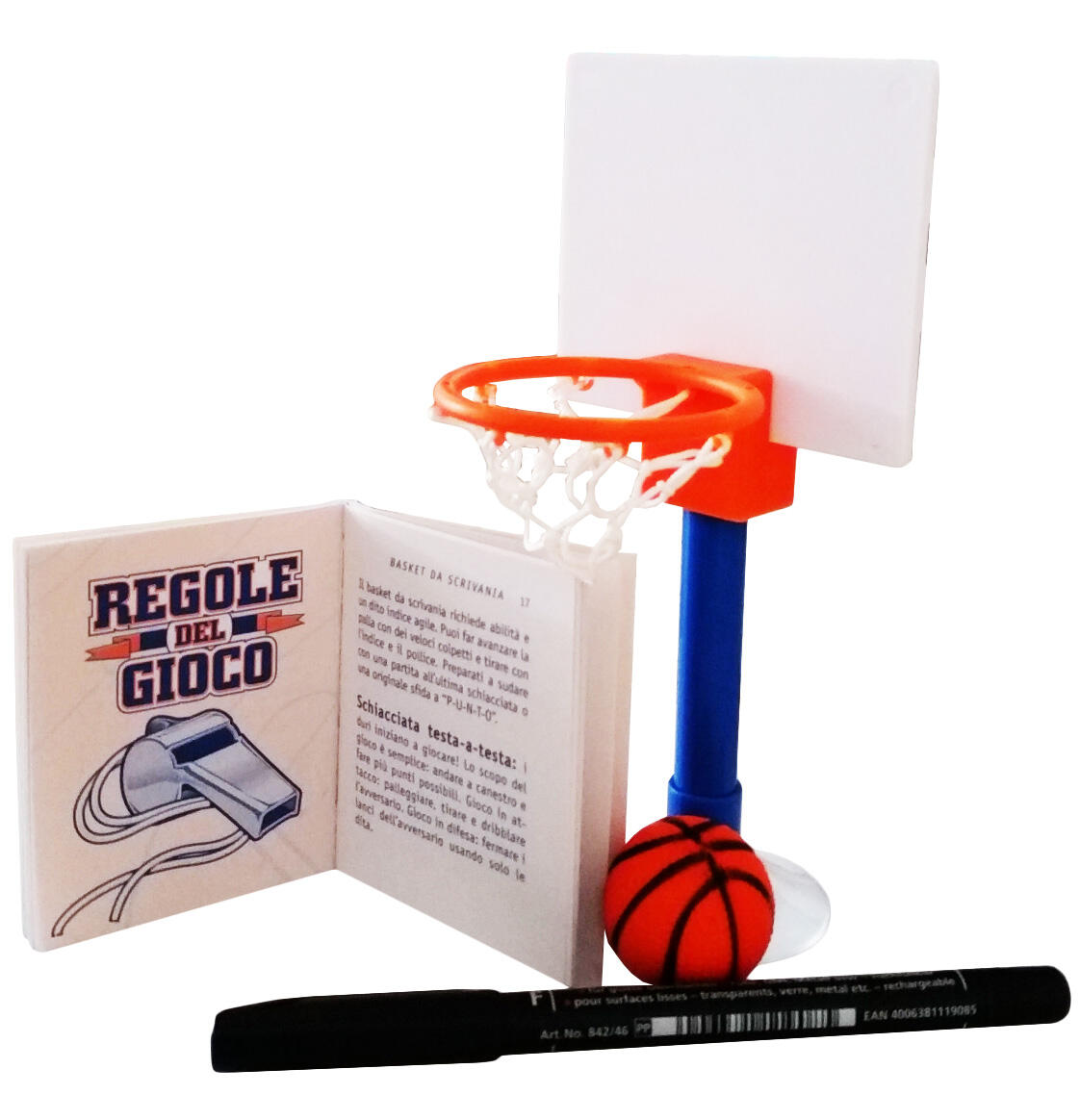 Framan Basket Da Tavolo Per Bere – Set Con Mini Canestro E 6 Bicchierini Da Shot, Gioco Da Festa Con Pallina A Trampolino - 4