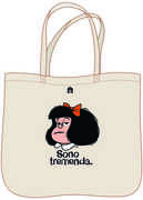 Cartoleria Borsa in tessuto Mafalda. Sono tremenda Magazzini Salani